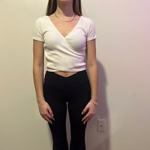 Super cute woman’s crop top V-neck